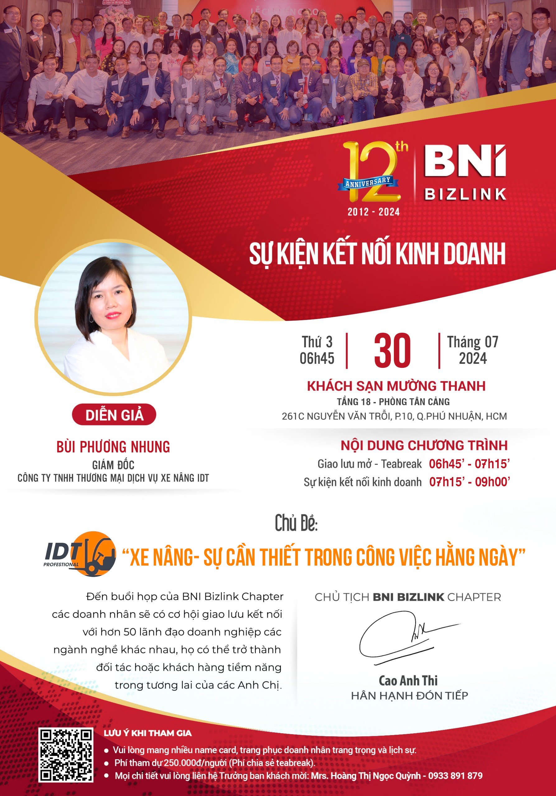 SỰ KIỆN KẾT NỐI KINH DOANH NGÀY 30-07